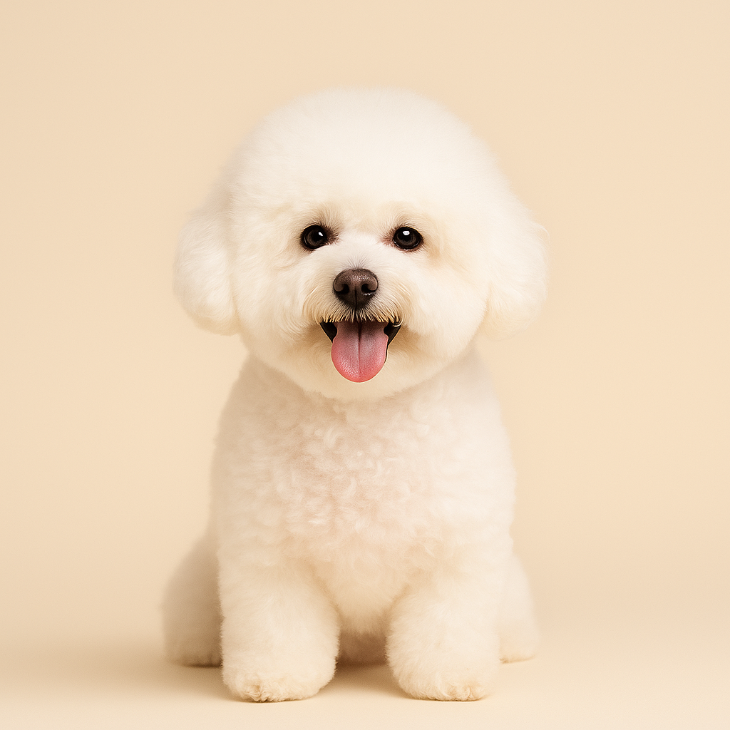 Cockapoo after full groom at Rose and Comb dog groomers in Barrow